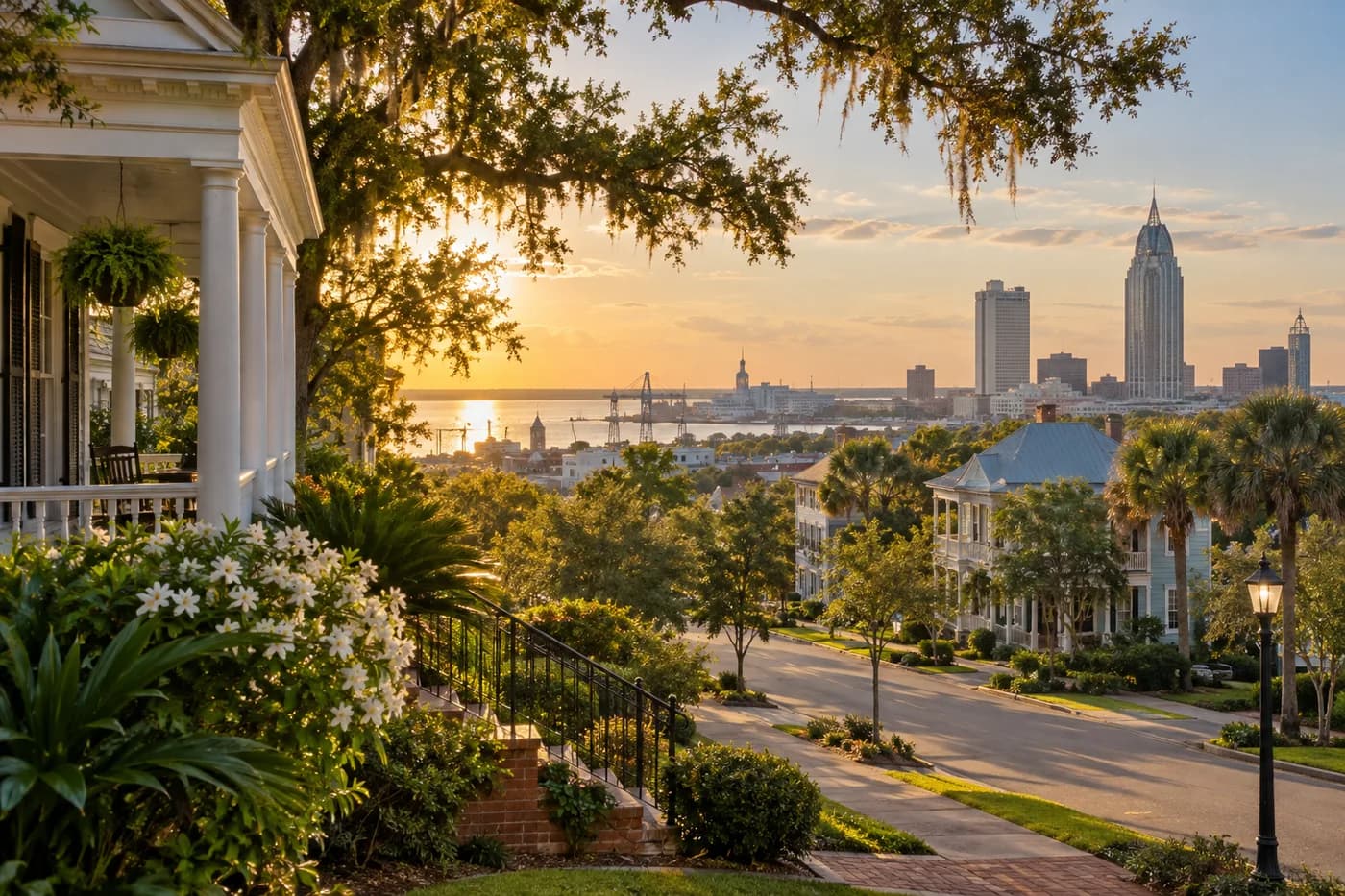 Mobile, Alabama cityscape