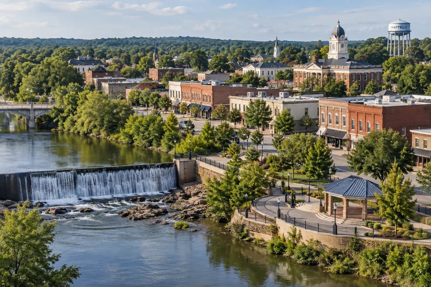 Prattville, Alabama cityscape