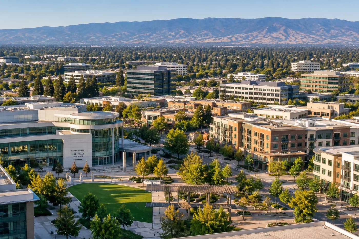 Sunnyvale, California cityscape