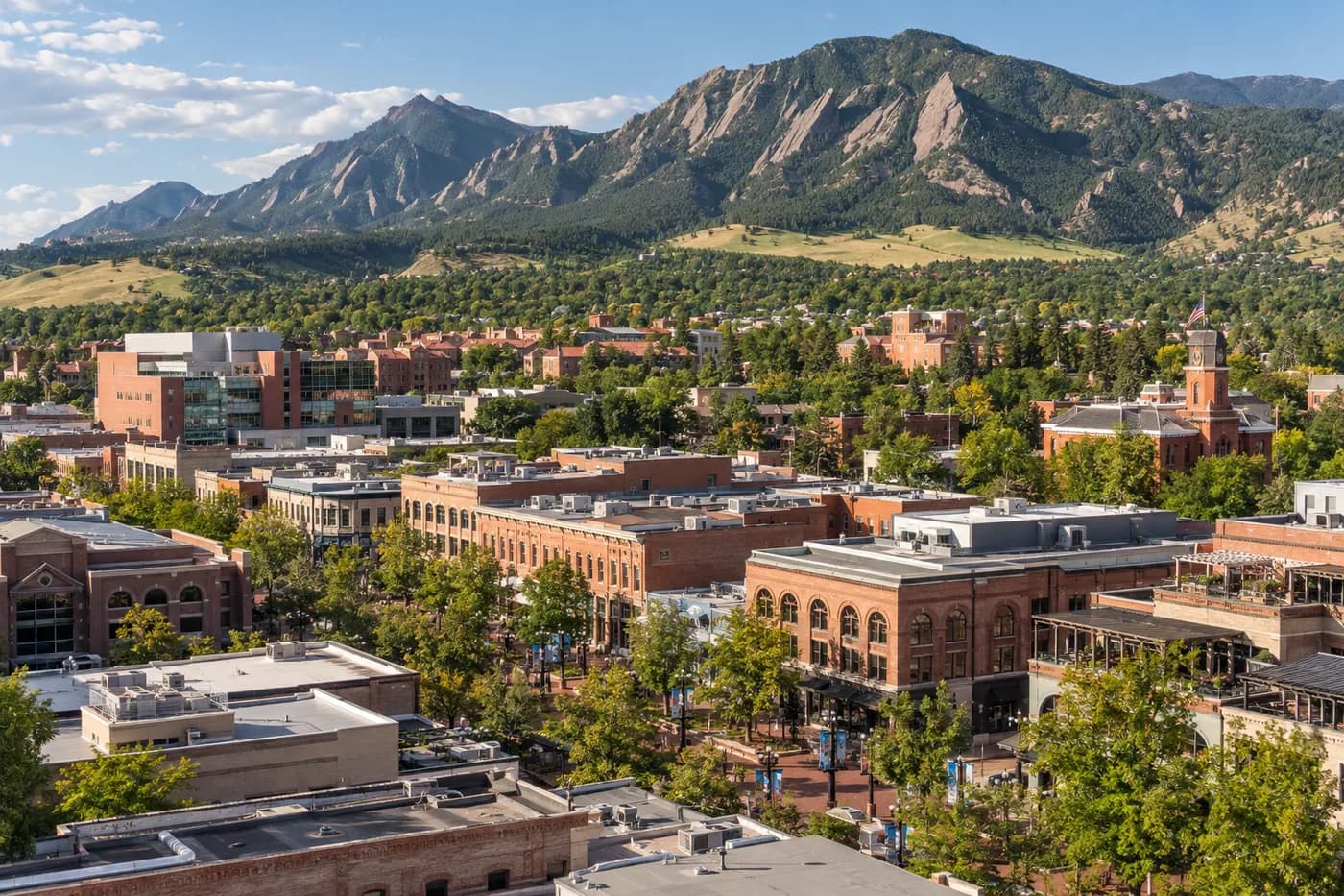 Boulder, Colorado cityscape
