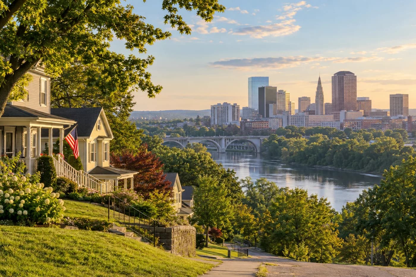 Hartford, Connecticut cityscape
