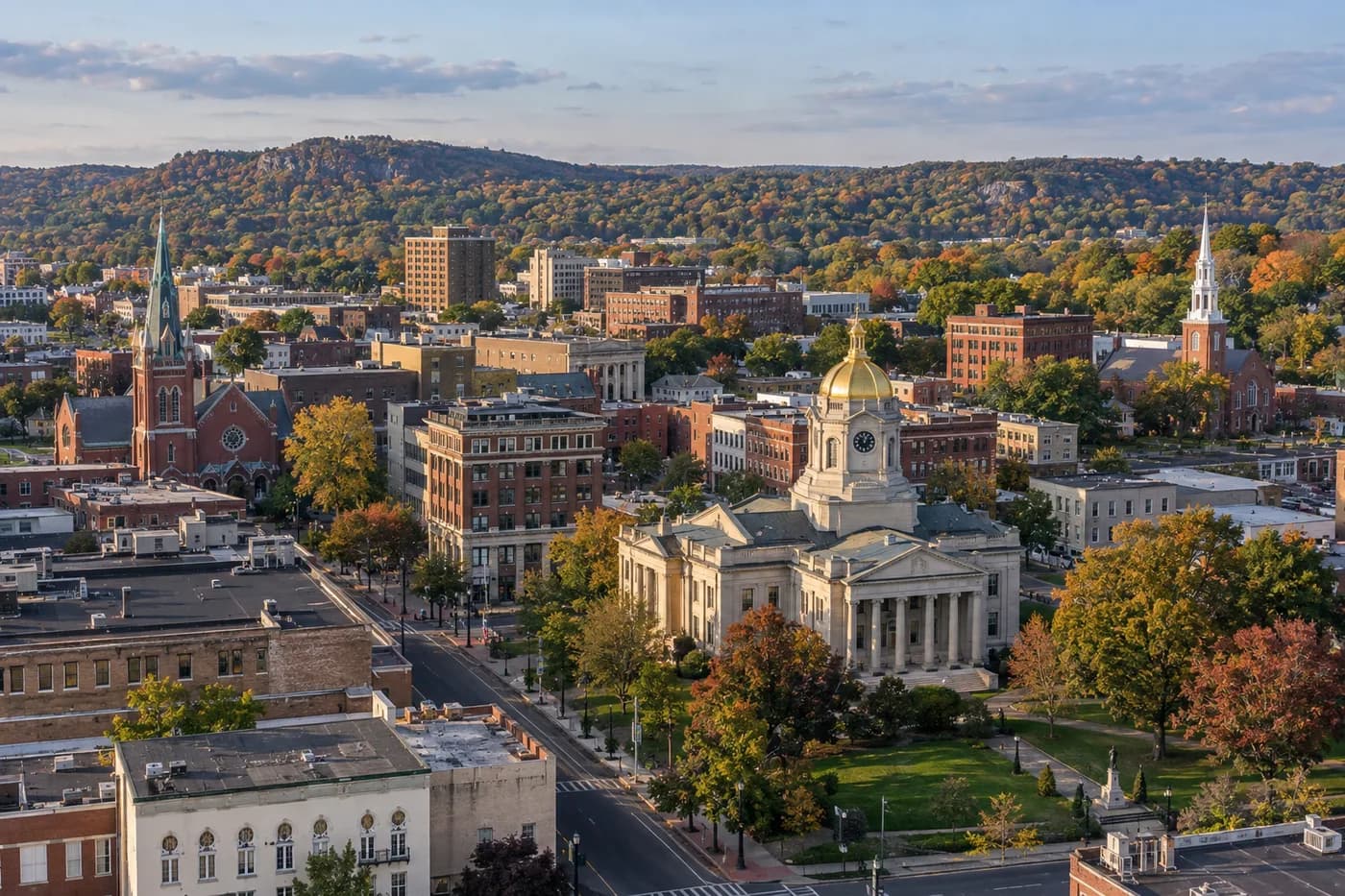 New Britain, Connecticut cityscape