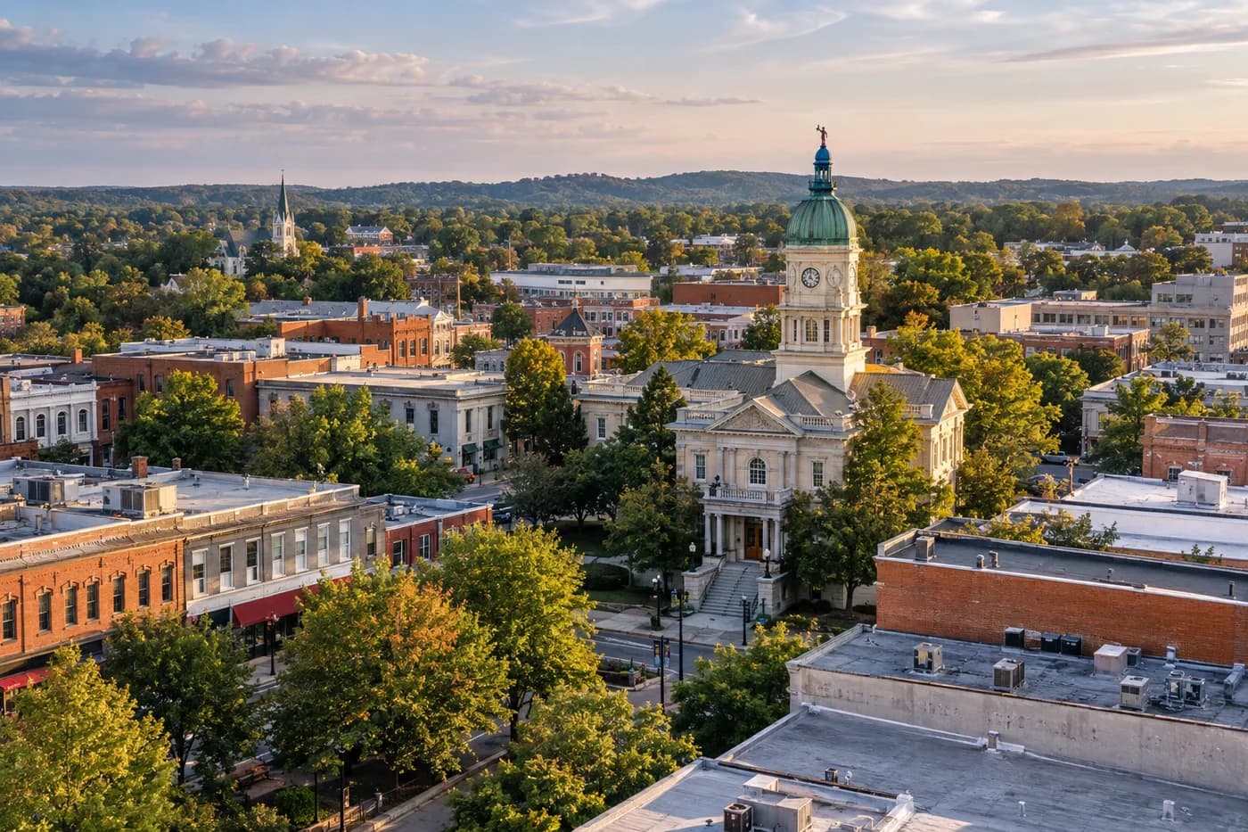 Athens, Georgia cityscape