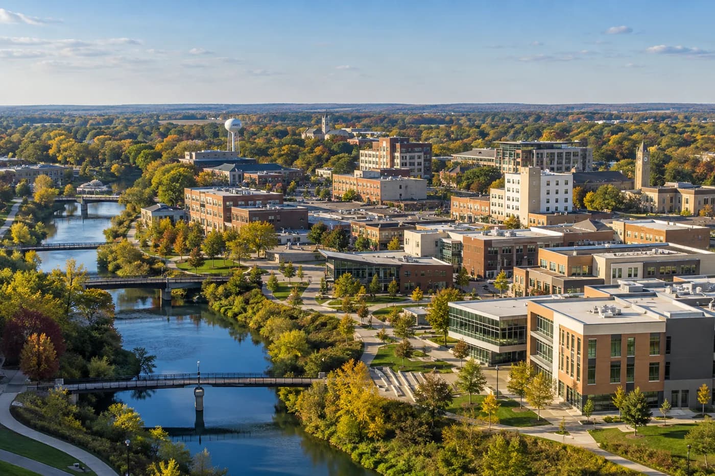 Ames, Iowa cityscape