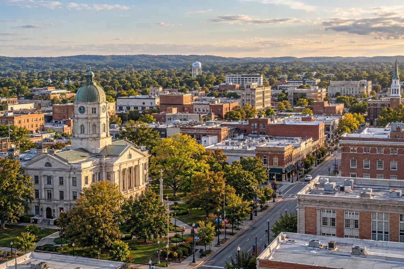 Bowling Green, Kentucky cityscape