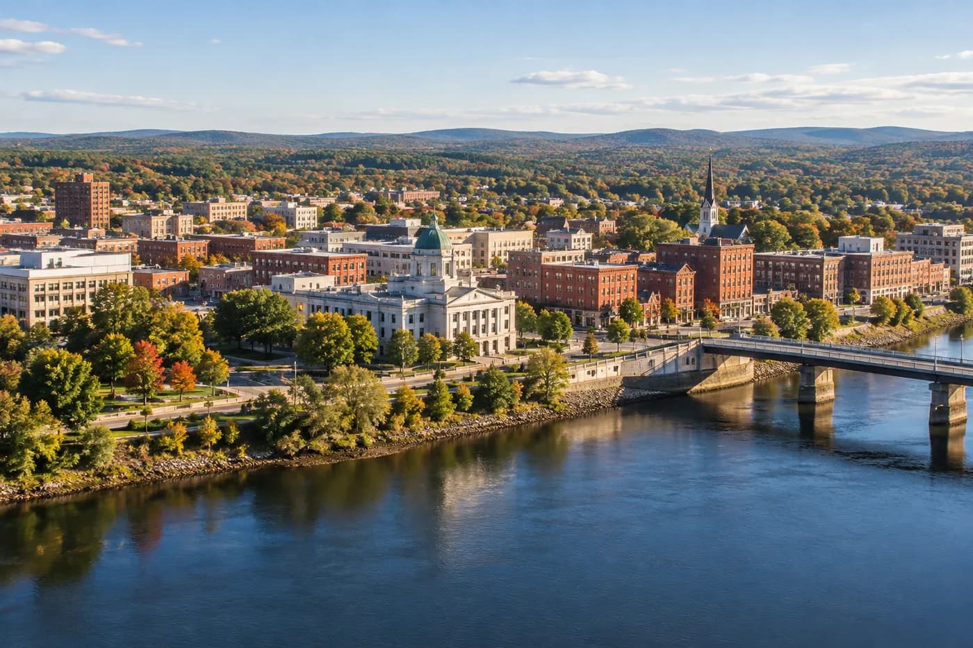 Bangor, Maine cityscape