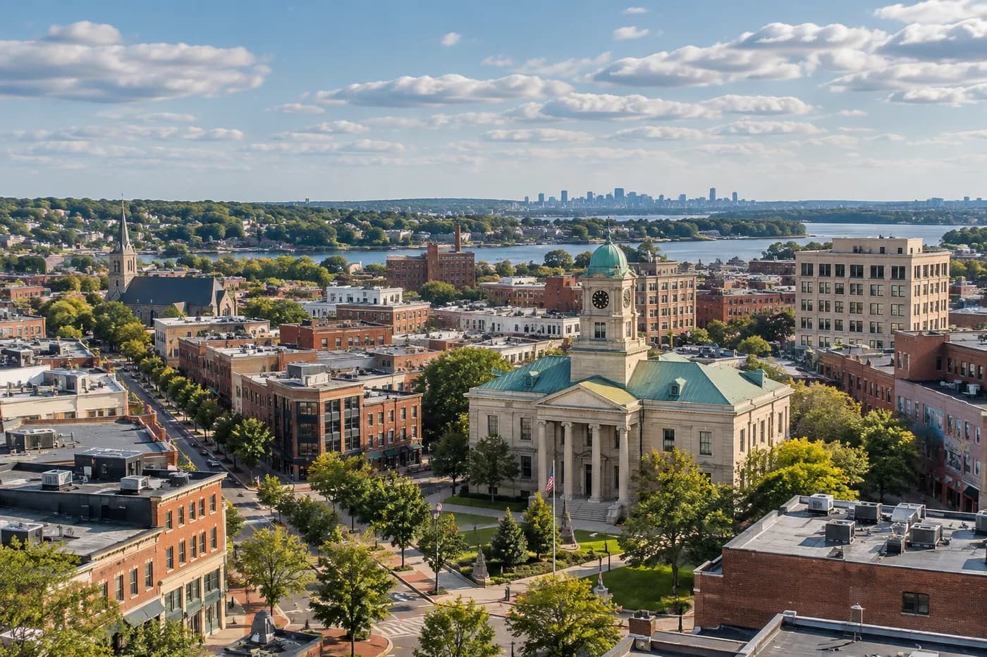 Malden, Massachusetts cityscape