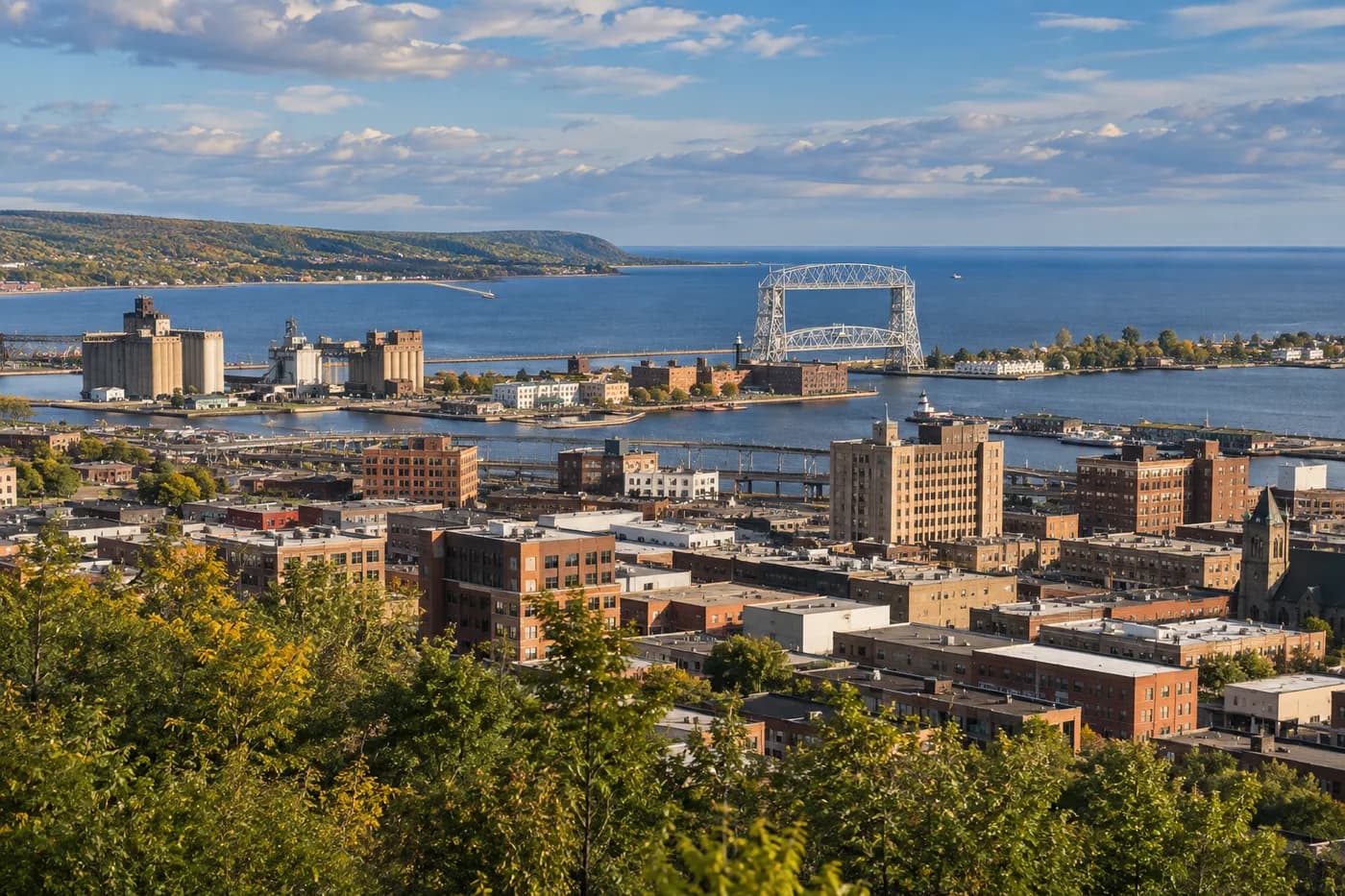 Duluth, Minnesota cityscape