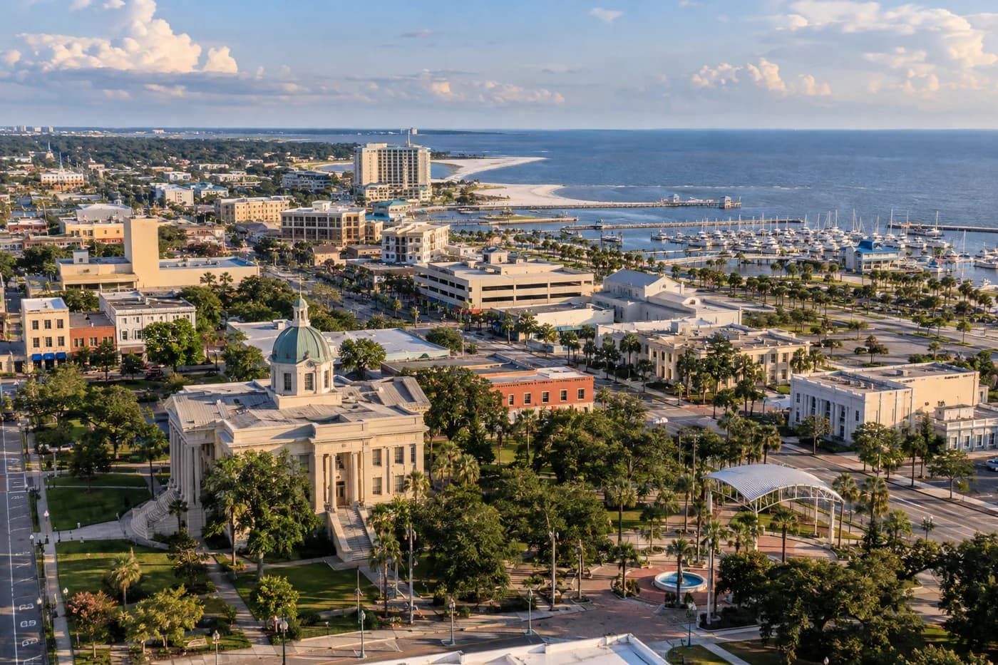 Gulfport, Mississippi cityscape