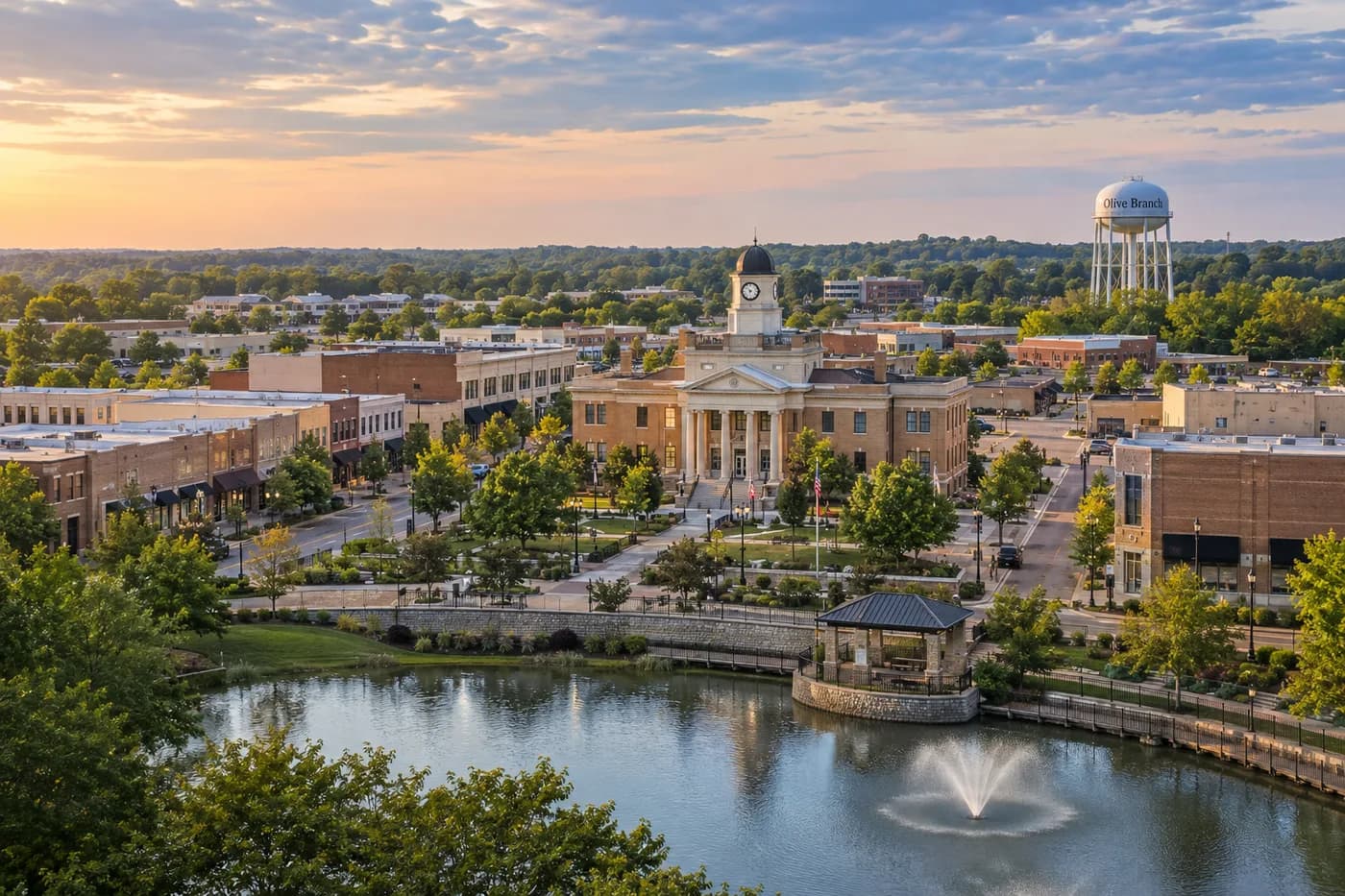 Olive Branch, Mississippi cityscape