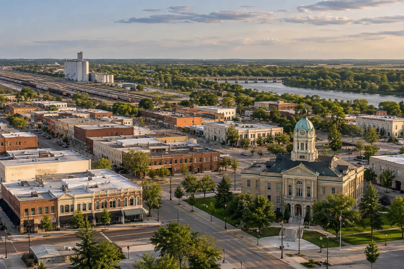 North Platte, Nebraska cityscape