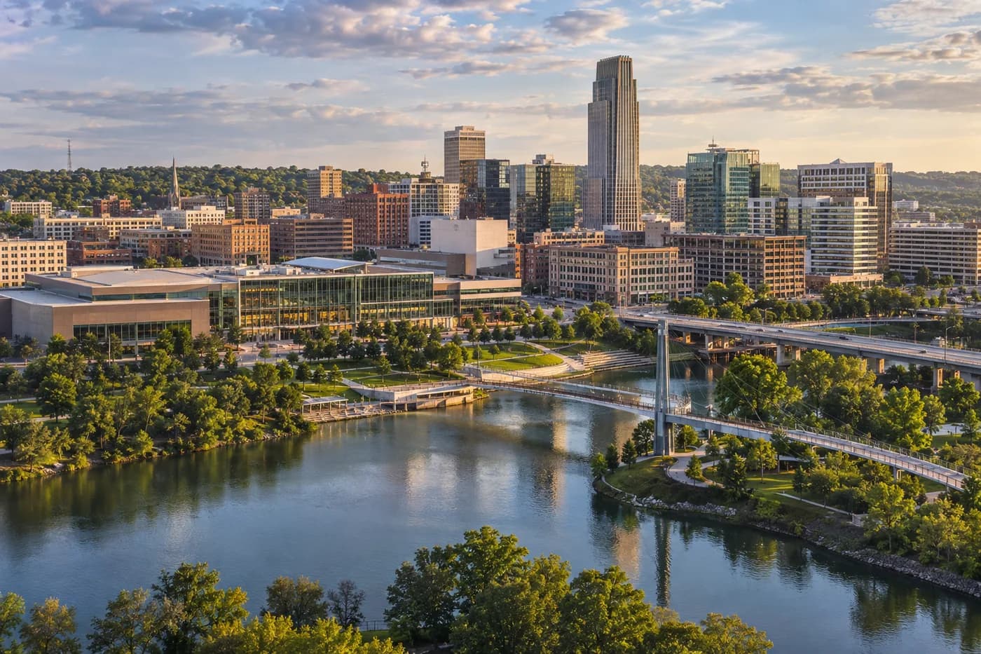 Omaha, Nebraska cityscape