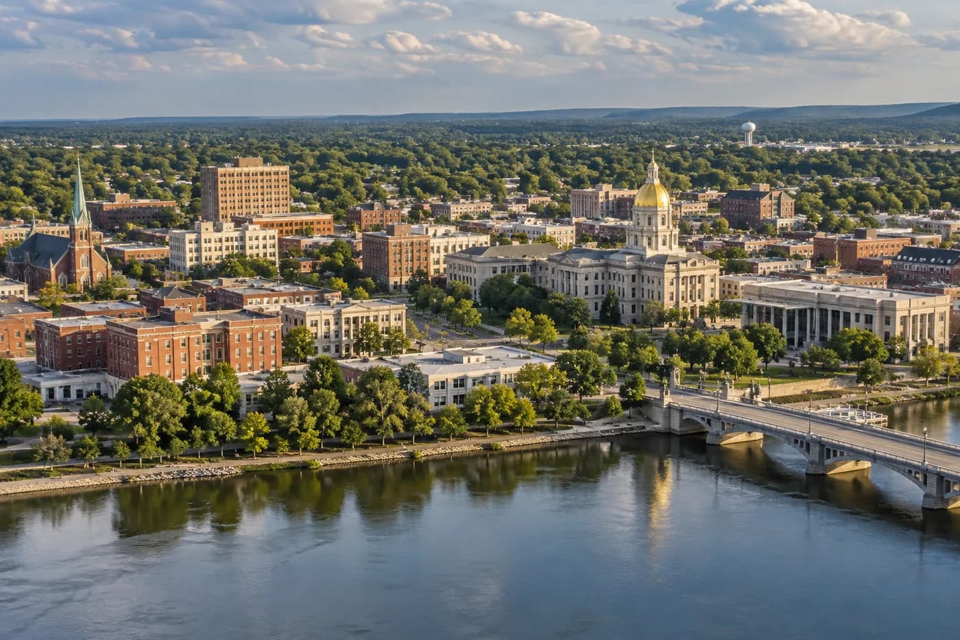 Hamilton, New Jersey cityscape