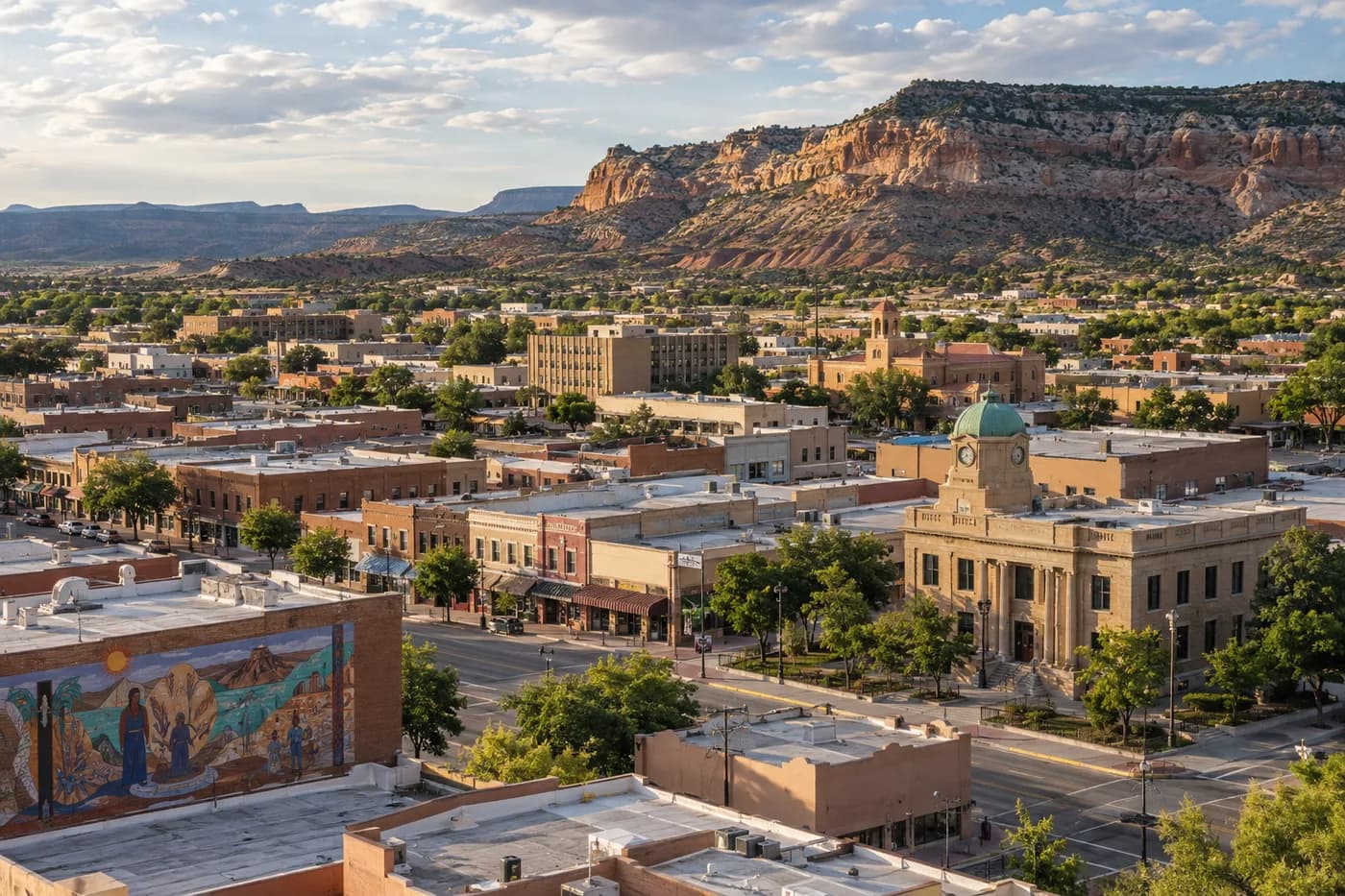 Gallup, New Mexico cityscape