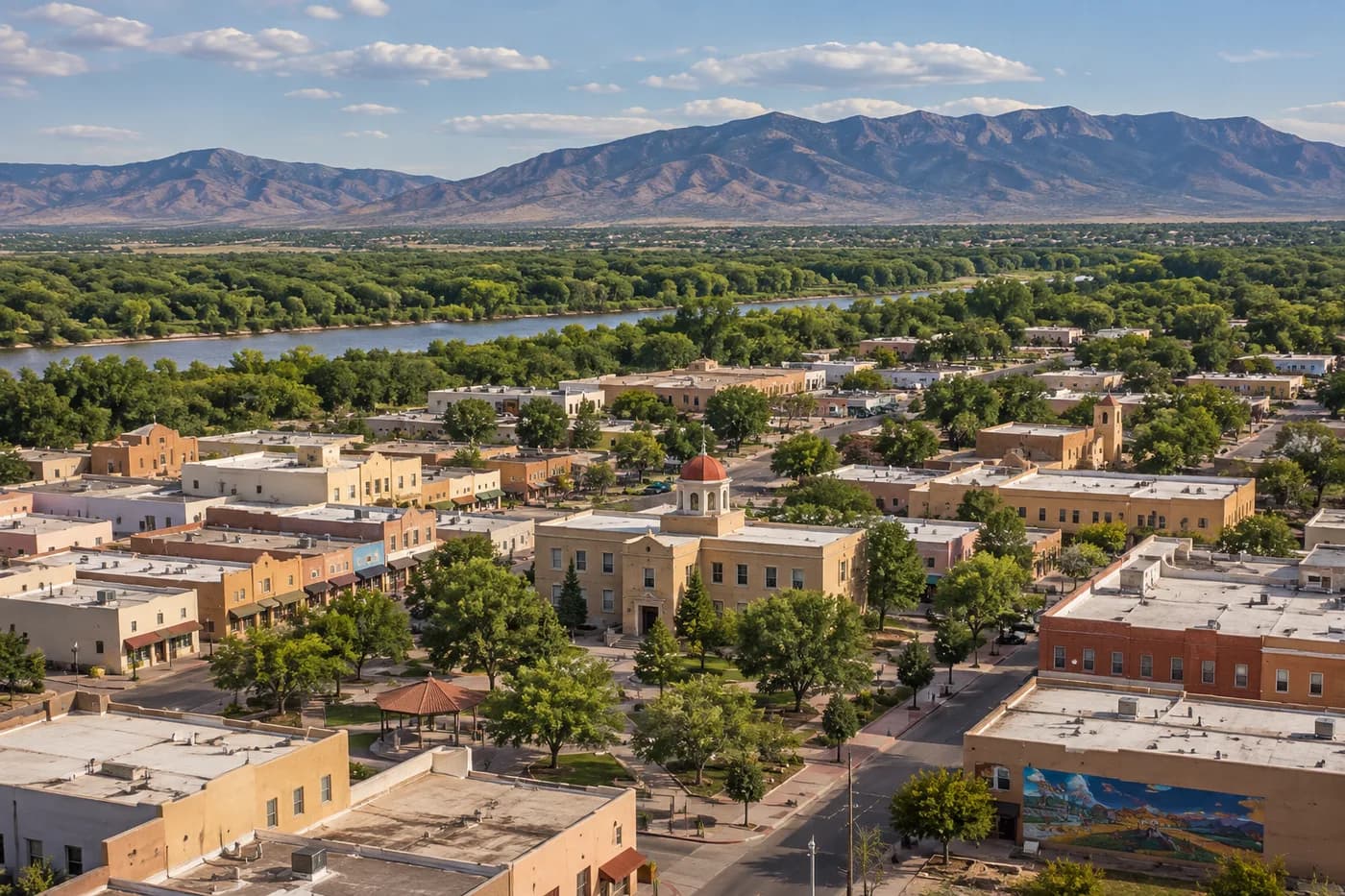 Los Lunas, New Mexico cityscape