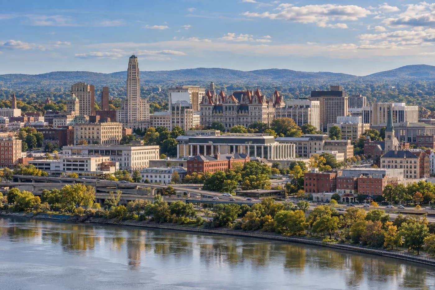 Albany, New York cityscape