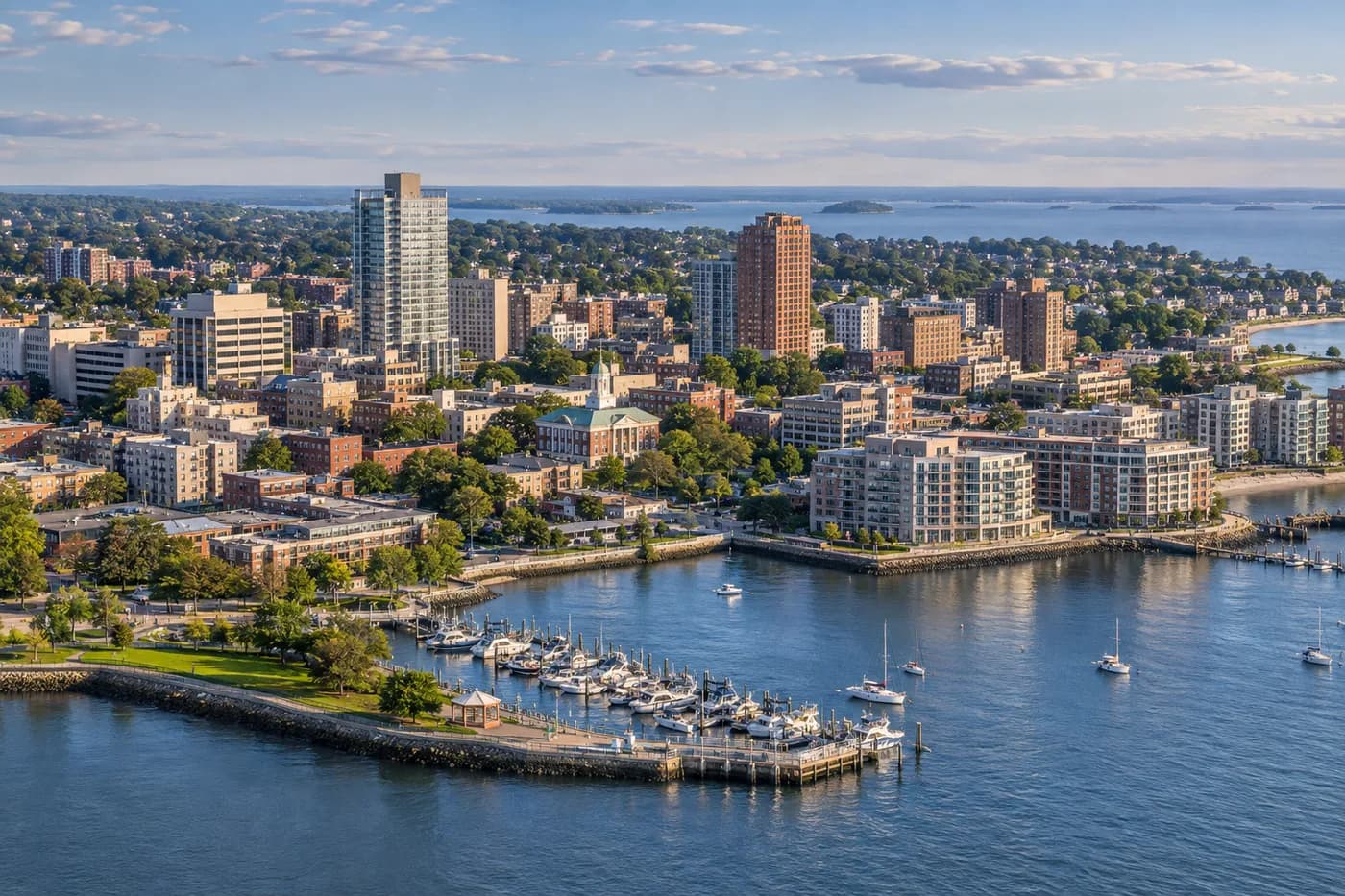 New Rochelle, New York cityscape