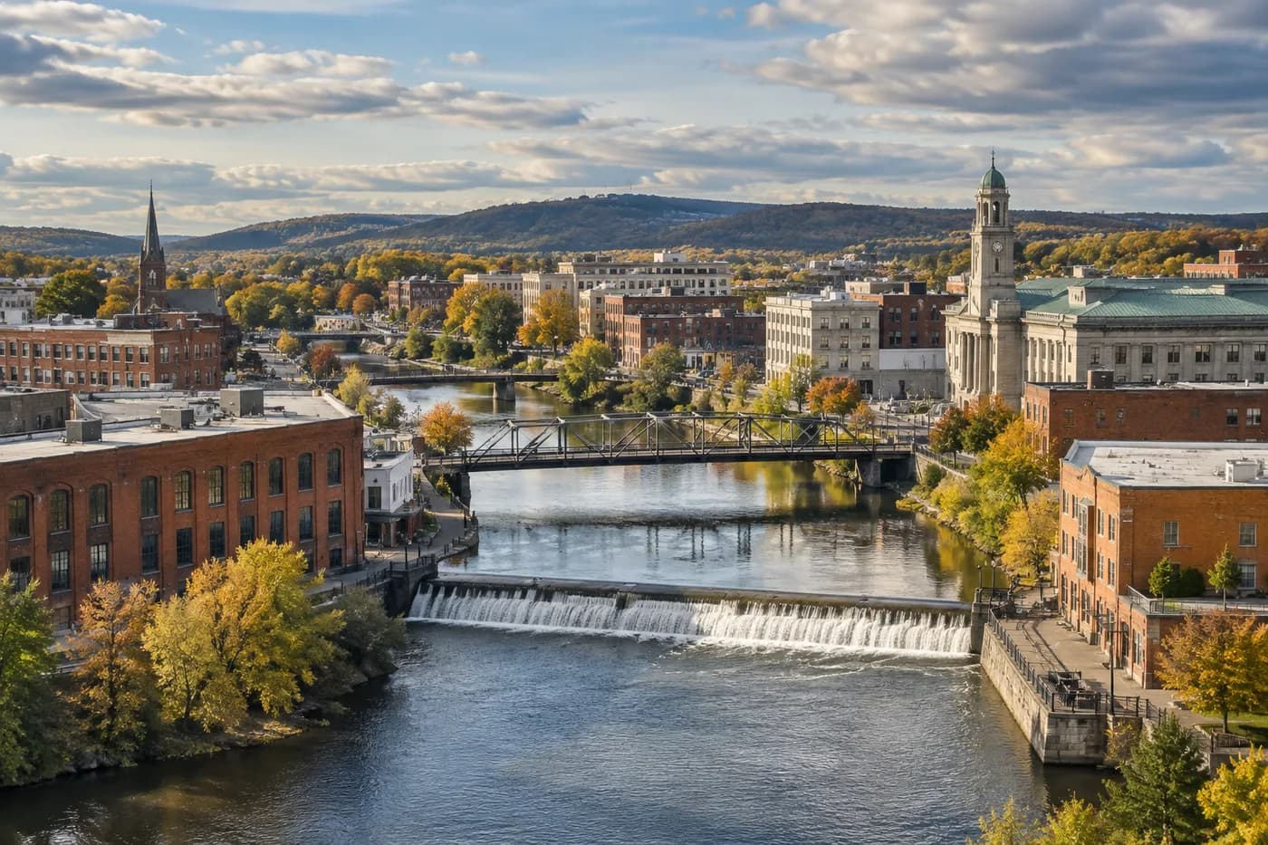Rome, New York cityscape