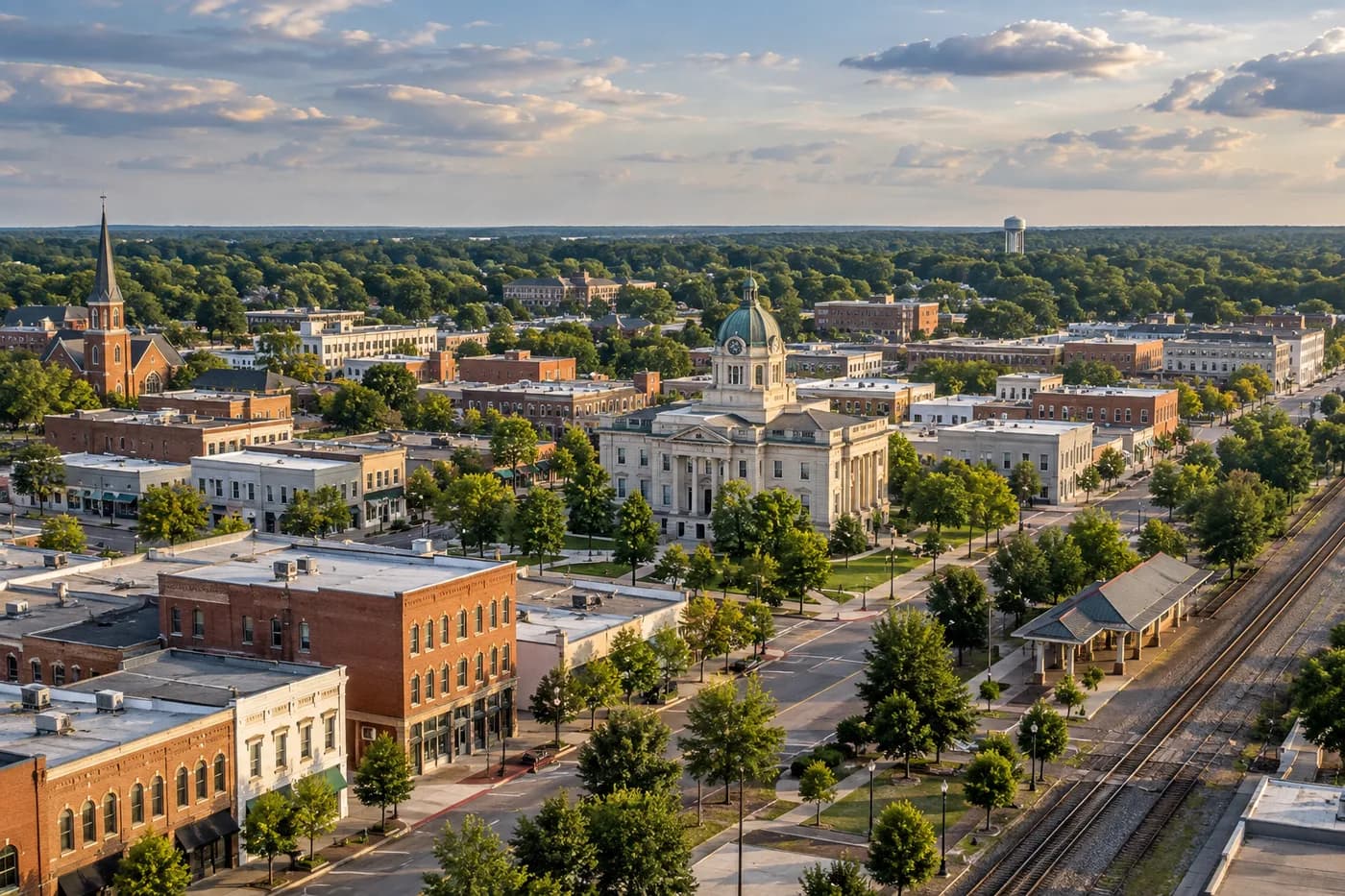 Goldsboro, North Carolina cityscape