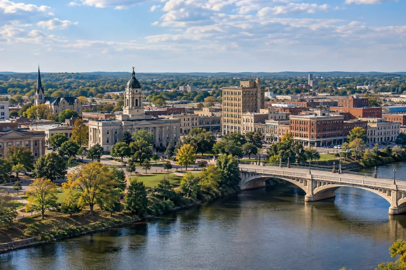 Springfield, Ohio cityscape