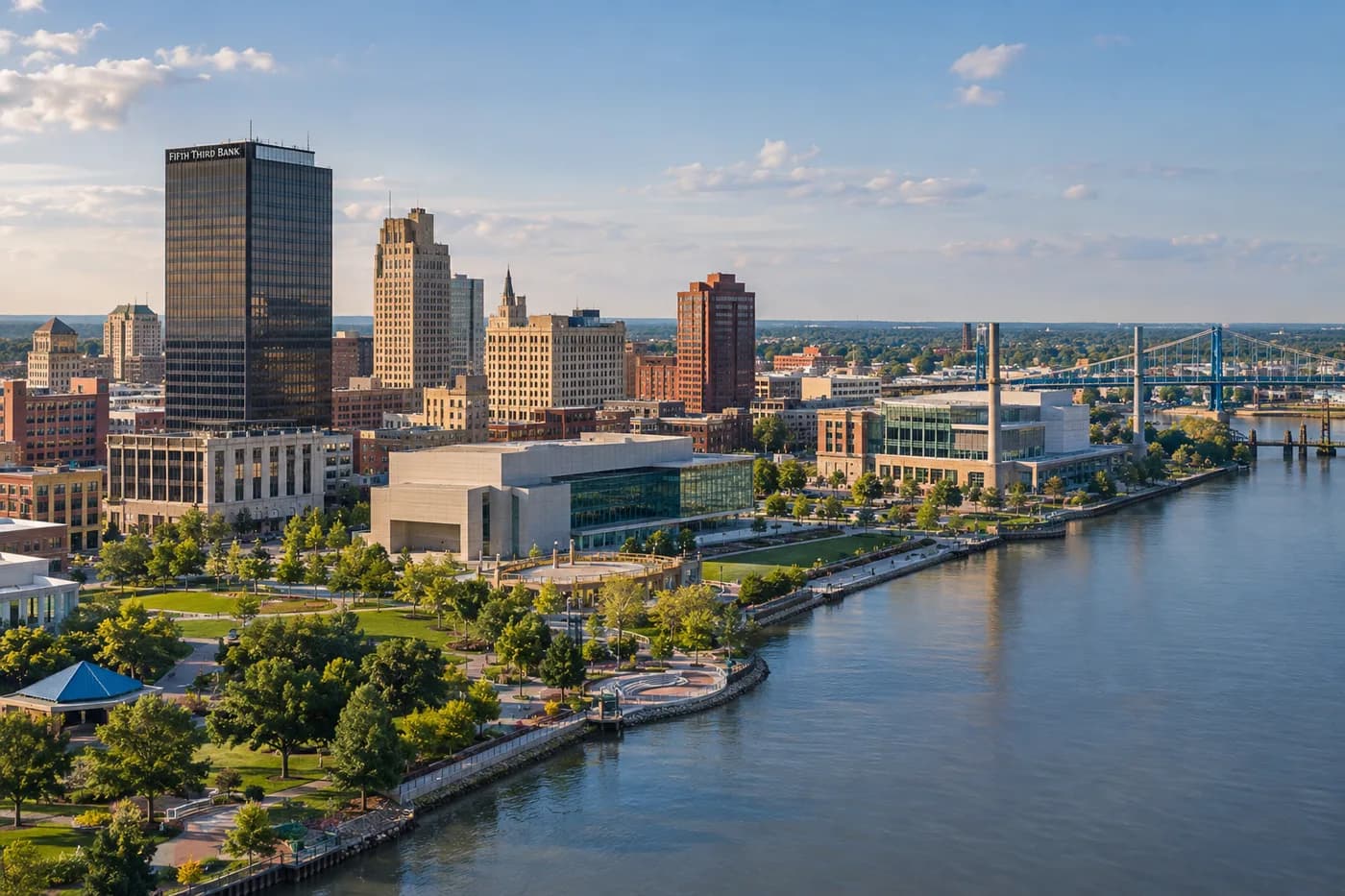 Toledo, Ohio cityscape