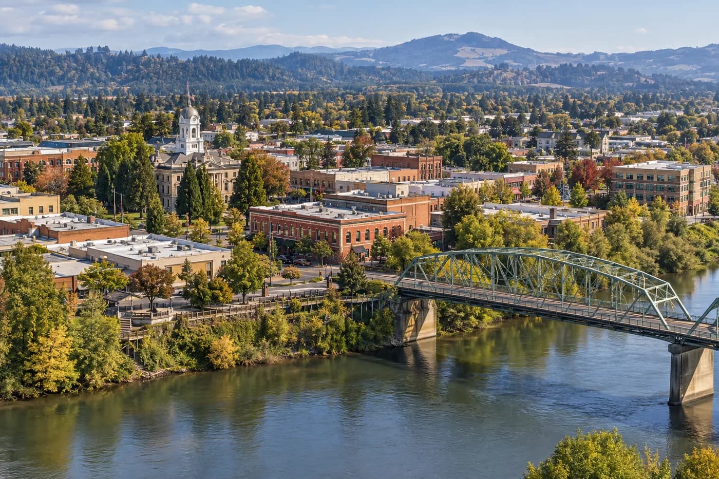 Albany, Oregon cityscape