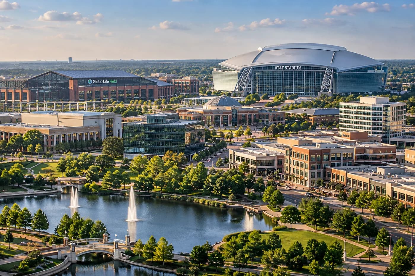 Arlington, Texas cityscape
