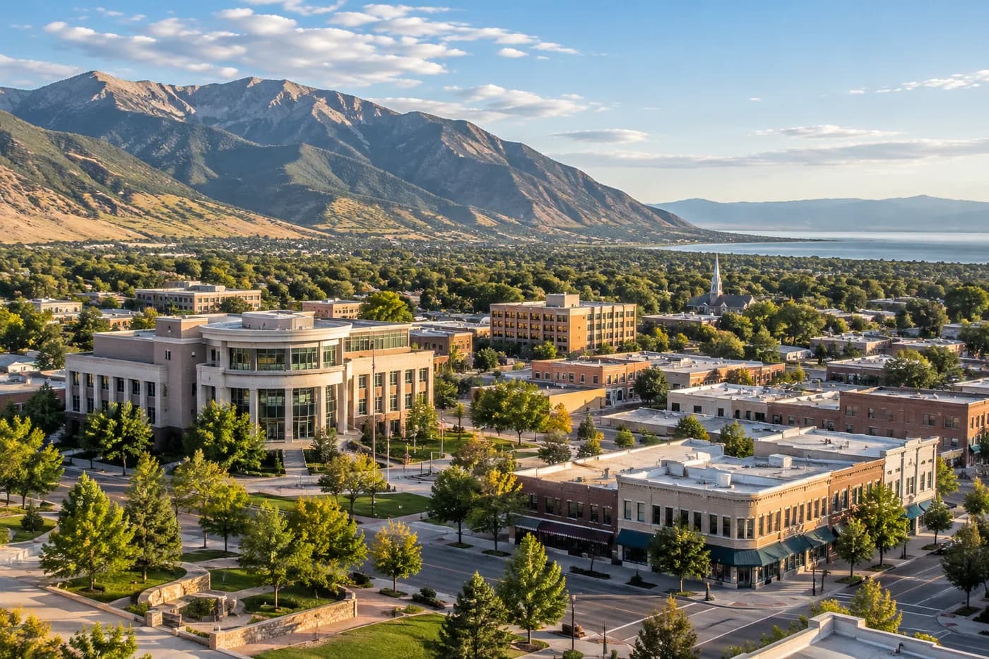 Layton, Utah cityscape