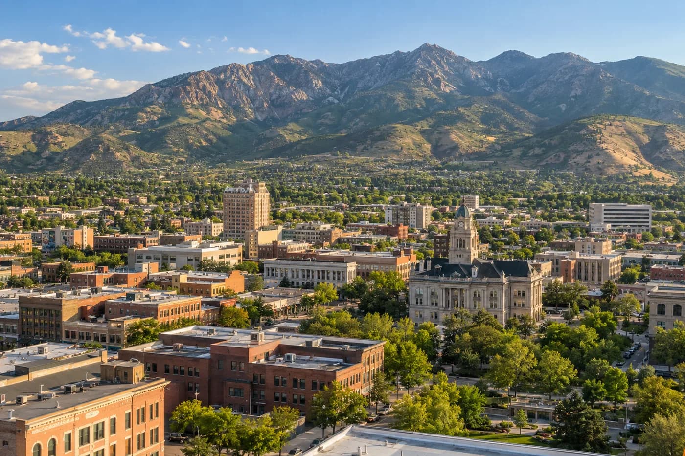 Ogden, Utah cityscape