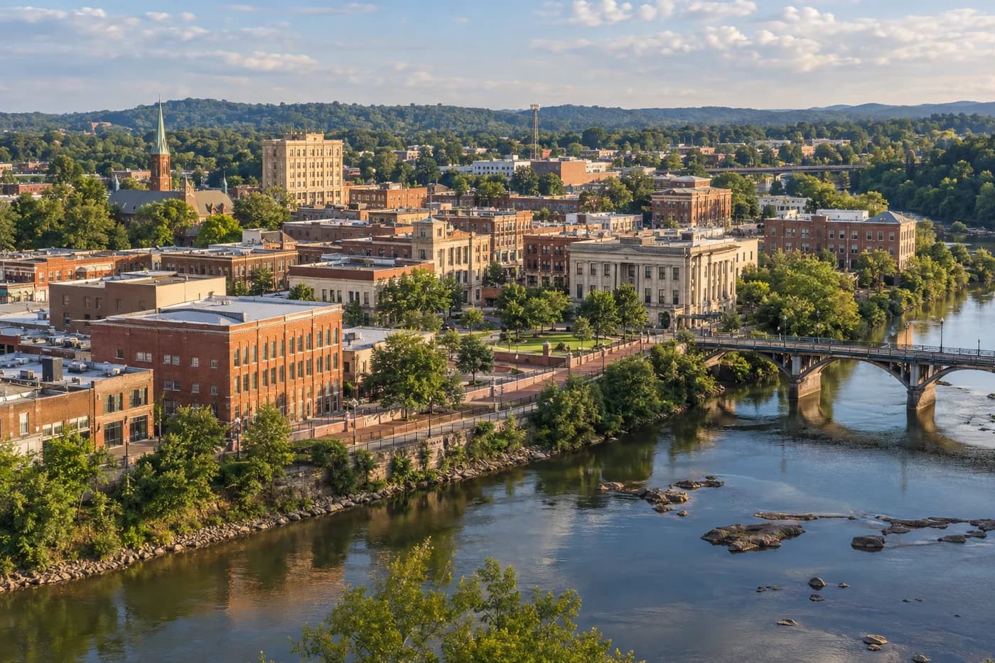 Danville, Virginia cityscape