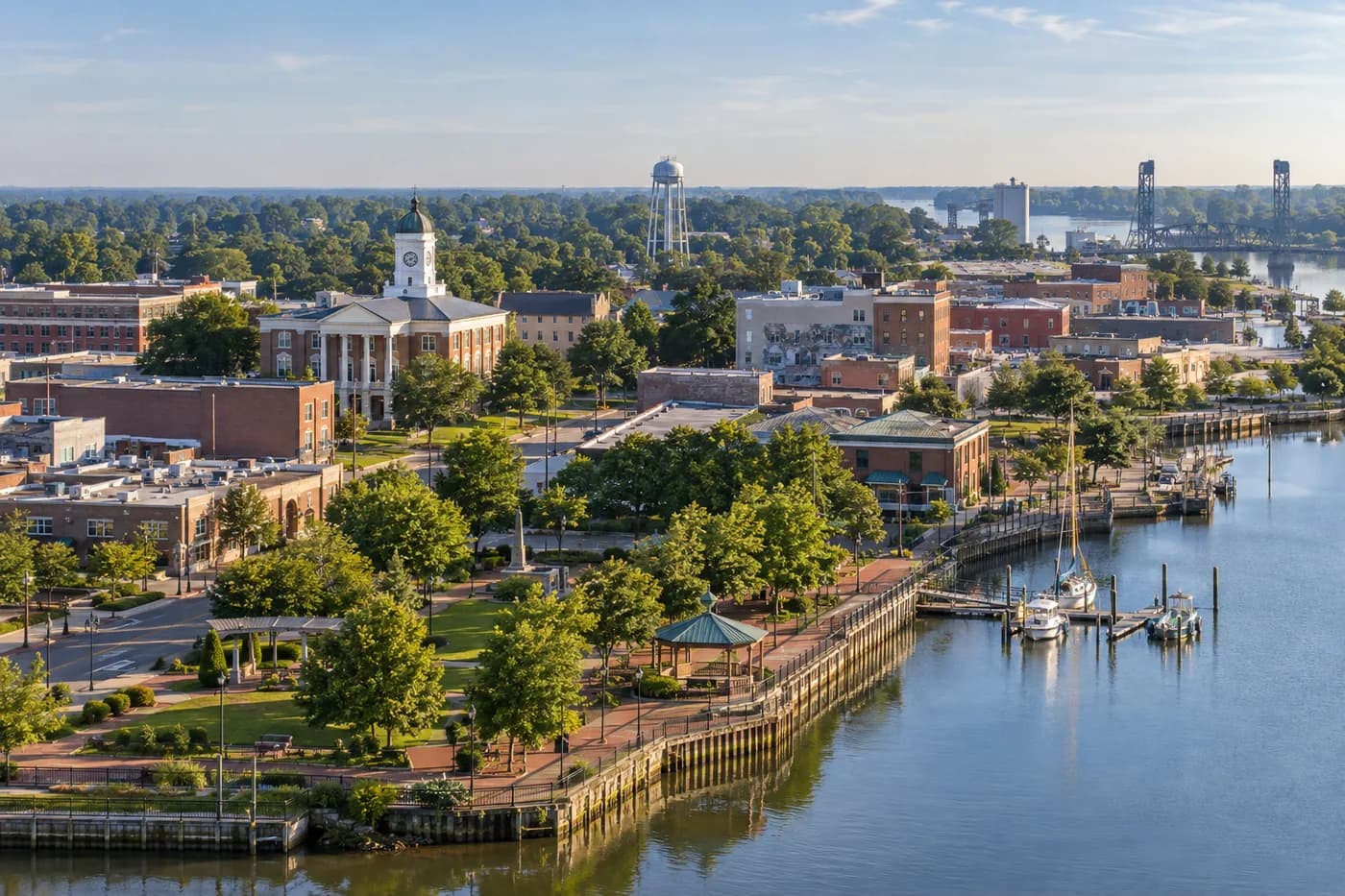 Suffolk, Virginia cityscape