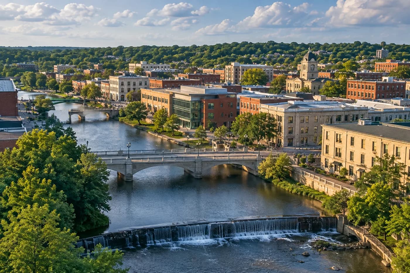 Janesville, Wisconsin cityscape